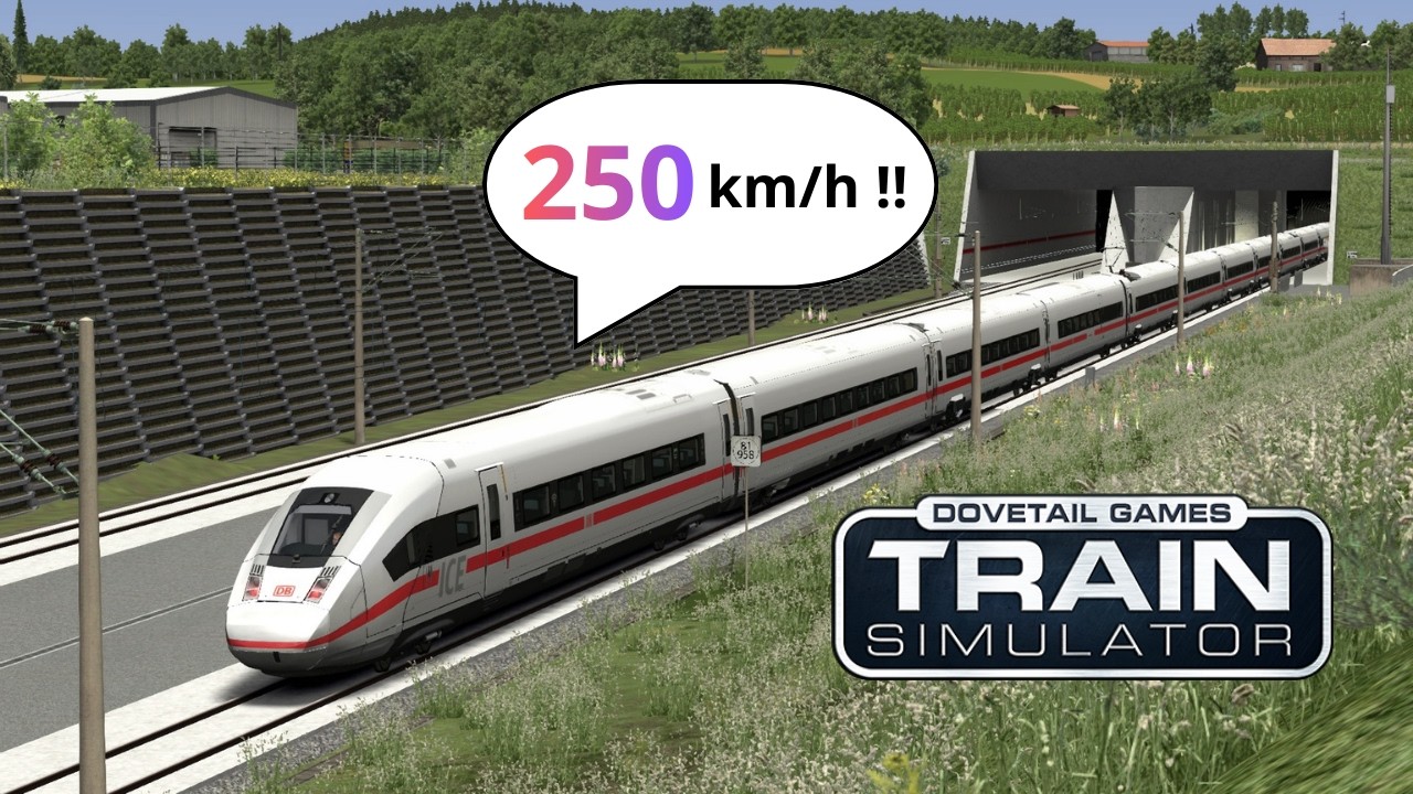 À 250 km/h en ICE 4 entre Bâle Bad et Freiburg (Train Simulator)