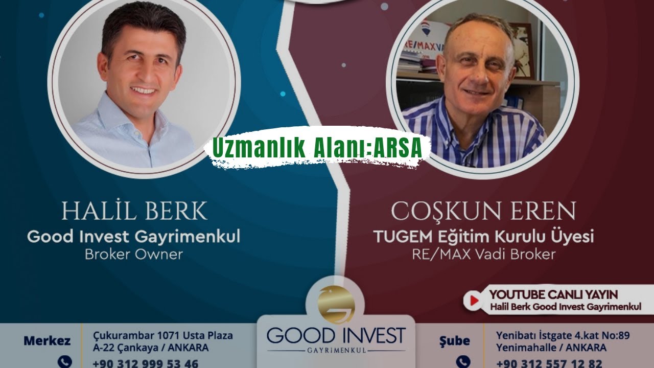 Uzmanlık Alanı Arsa İle İlgili Püf noktalar (Coşkun EREN ile)