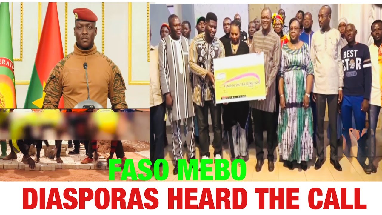 FASO MEBO: Представители буркина-фьючерсной диаспоры внесли миллионы на сбор средств в патриотиче...