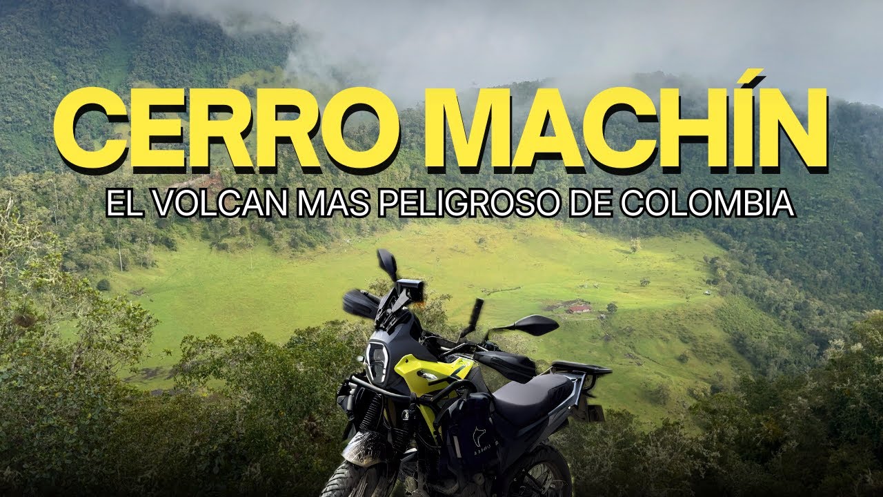La Ruta al Volcán Más Peligroso de Colombia: Cerro Machín 🌋🏍️