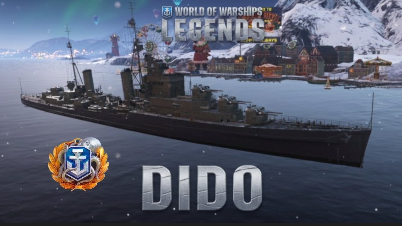 World of Warships: Legends - Standard, DIDO, KRAKEN, 2200EXP BATTLE LOST