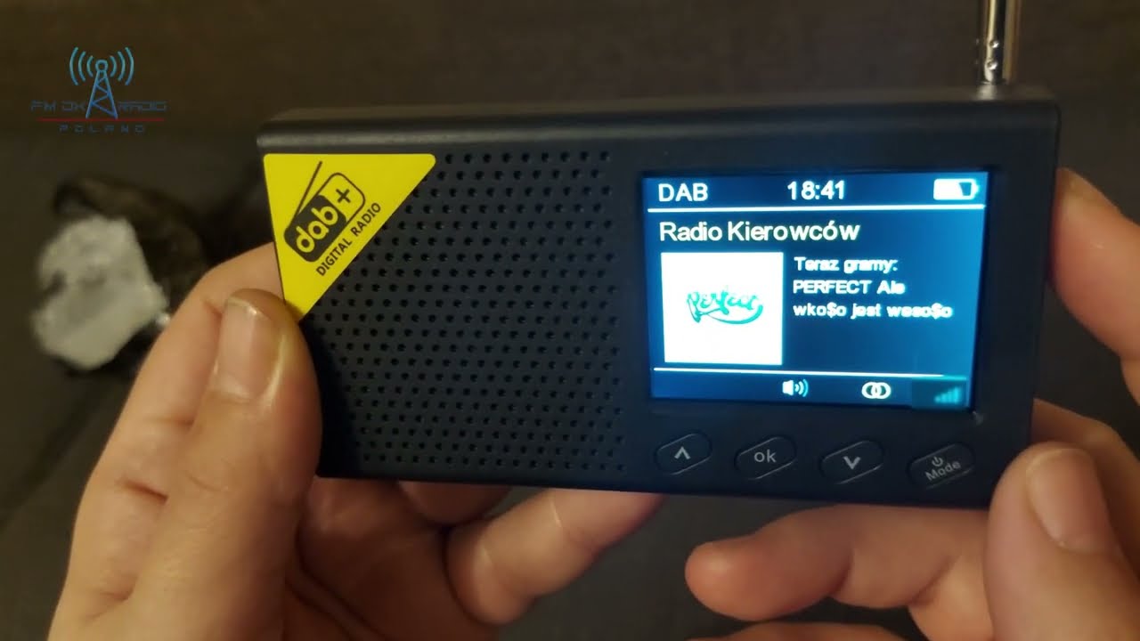 Przenośne Radio Cyfrowe FM DAB+ Model: DAB-PC 1 / Portable Digital FM DAB+ Radio Model: DAB-PC 1
