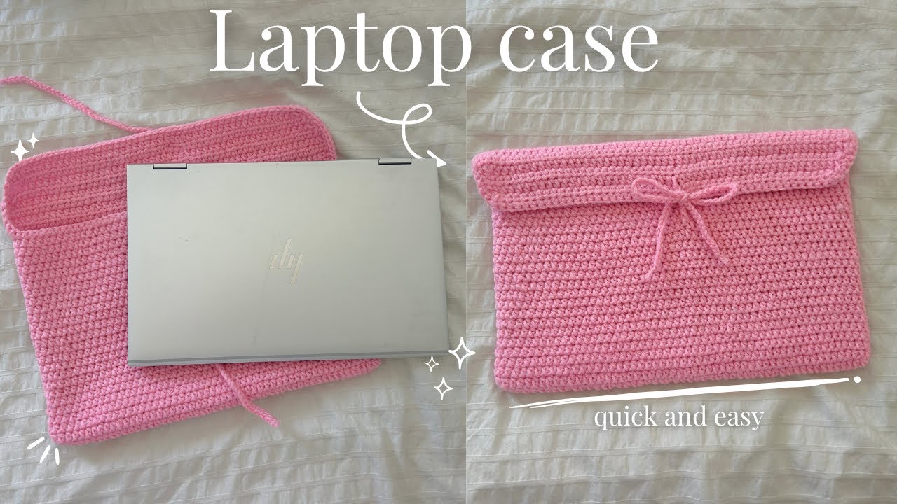 How to crochet the perfect case for your laptop | beginner-friendly | fun & easy