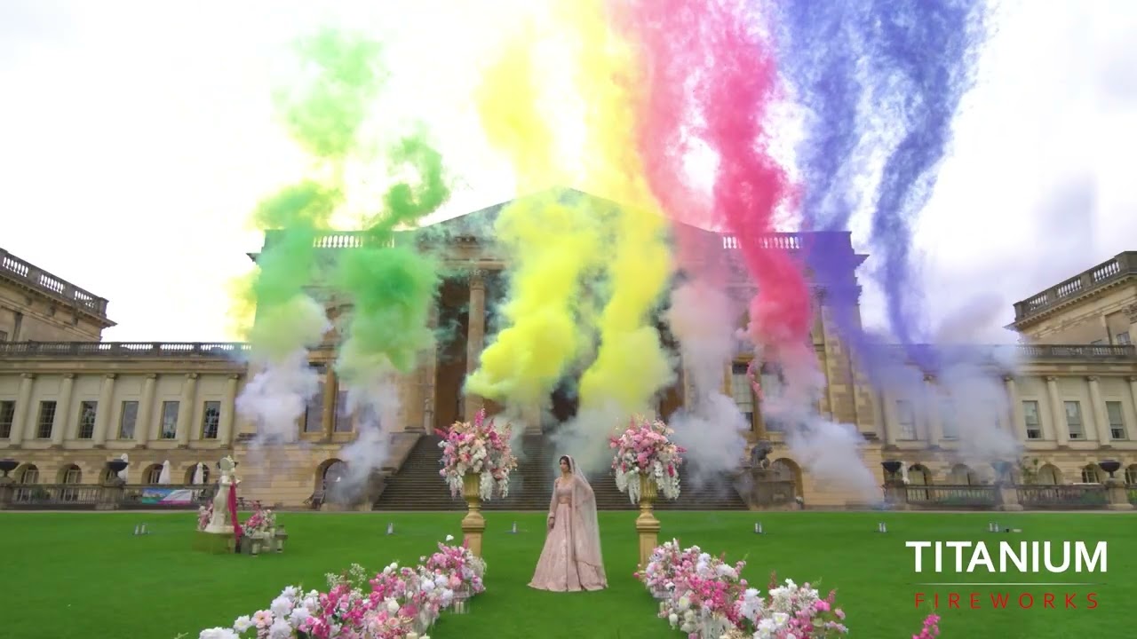 Wedding Pyrotechnic Smokes - Rainbow