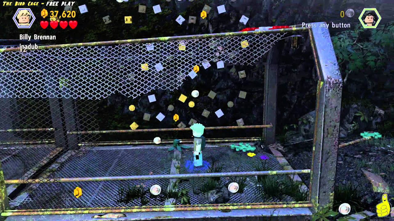 Lego Jurassic World: Level 15 The Bird Cage FREE PLAY (All Collectibles) - HTG