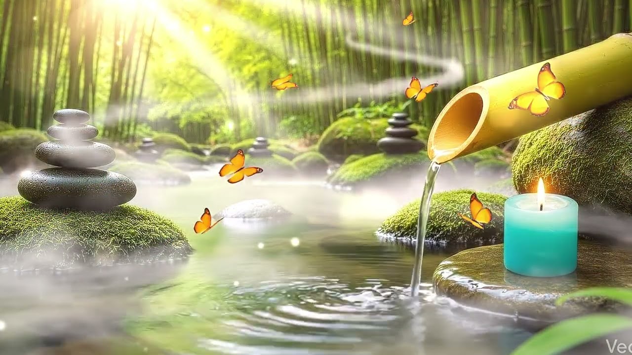 Relaxing Music for Sleep - Water Sounds, Deep Sleep, Stress Relief, Anxiety, Calm Mind