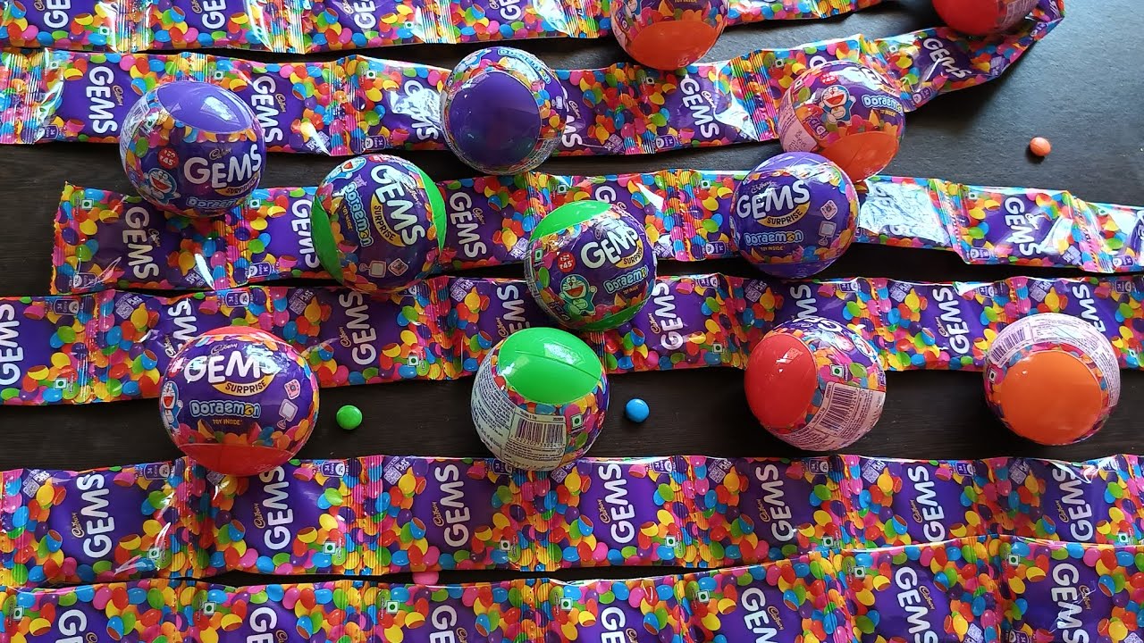 Gems Surprise Ball Unboxing 🎁🐼 | Cadbury Gems Panda, Ben 10, Angry Birds, Chhota Bheem Toys