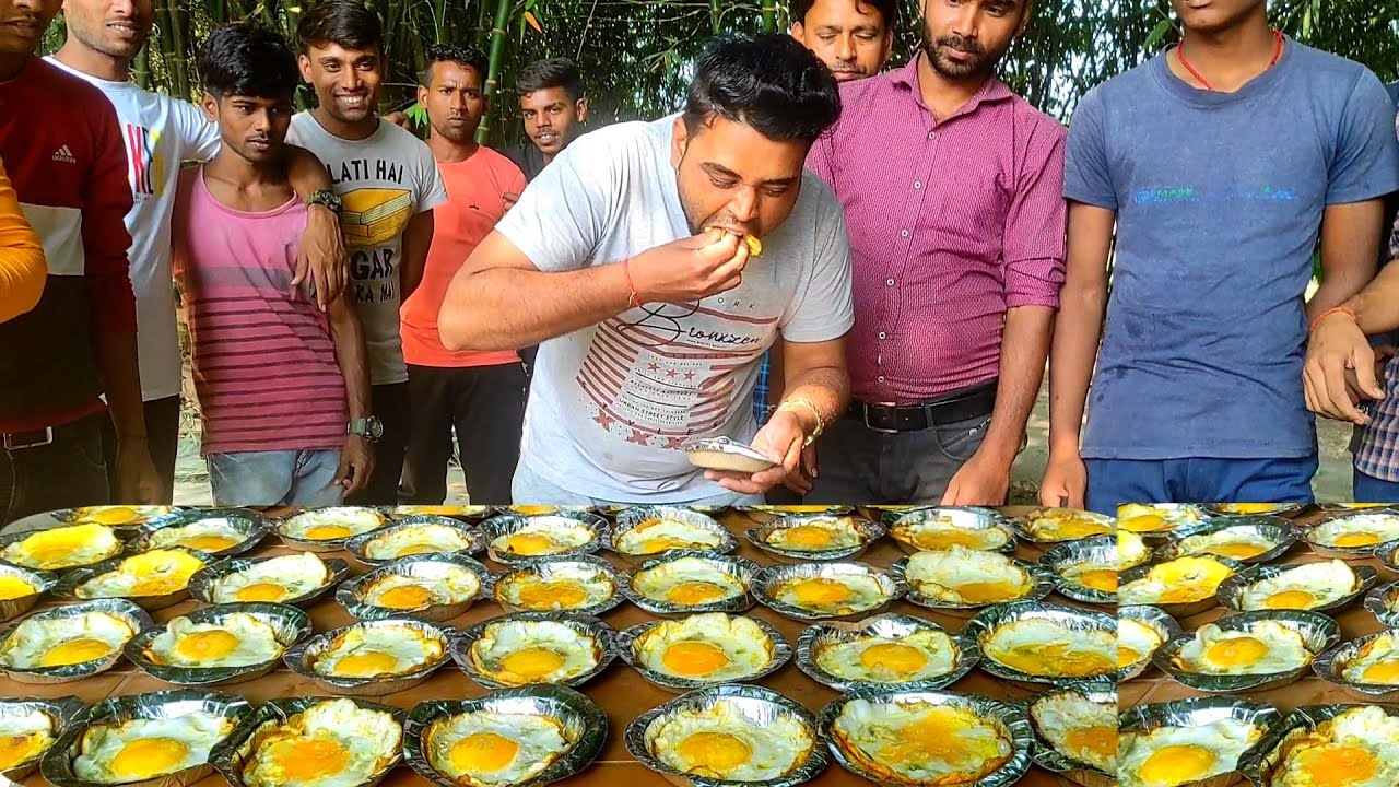 Egg fry eating महा संघर्ष 5000₹ जीतने का, egg eating and win 5000₹जो पहले खाएगा वही5000₹ जीतकर जाएगा