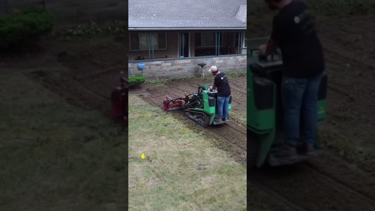 Lawn Install - Soil Prep with the Harley Rake & Toro Dingo TX1000