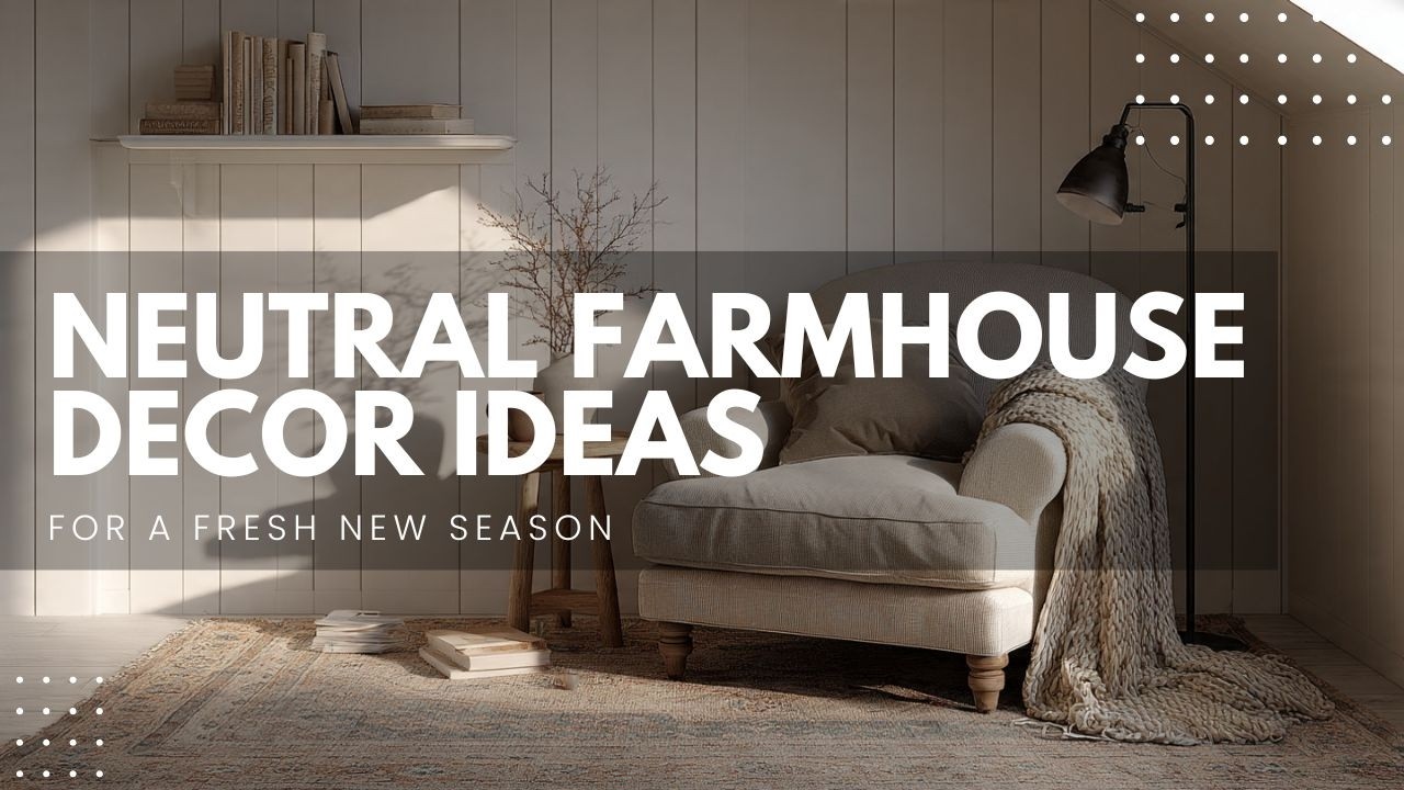 Neutral Farmhouse Decor Ideas for a Fresh New Season