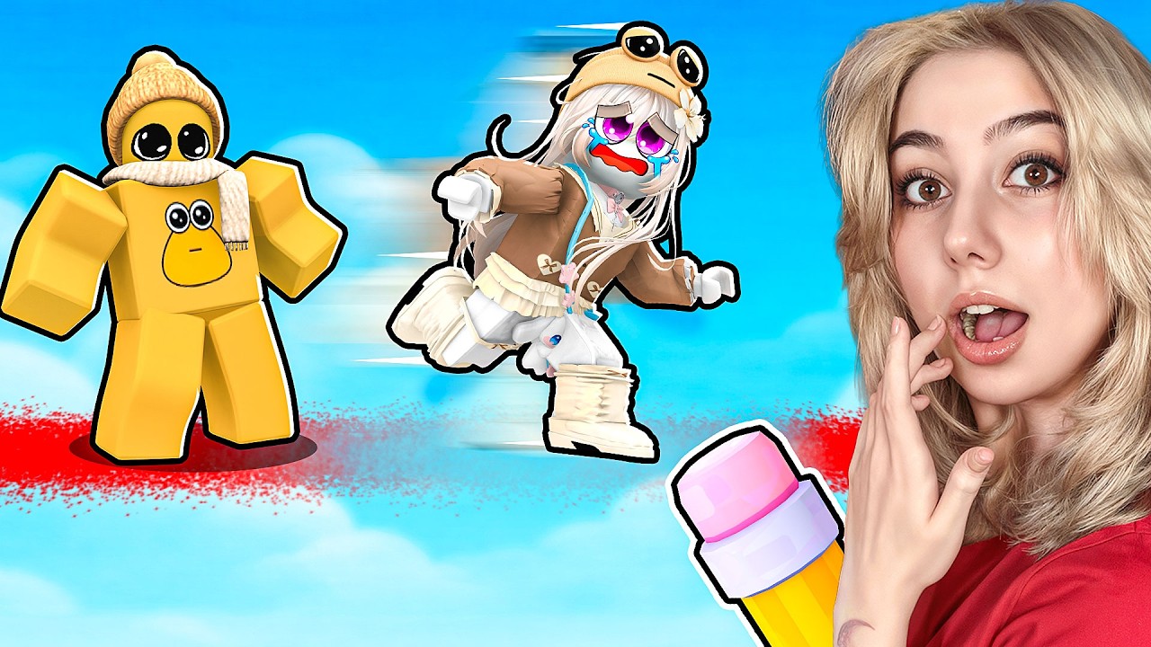 Roblox Obby dar DESENEZI ca sa scapi !