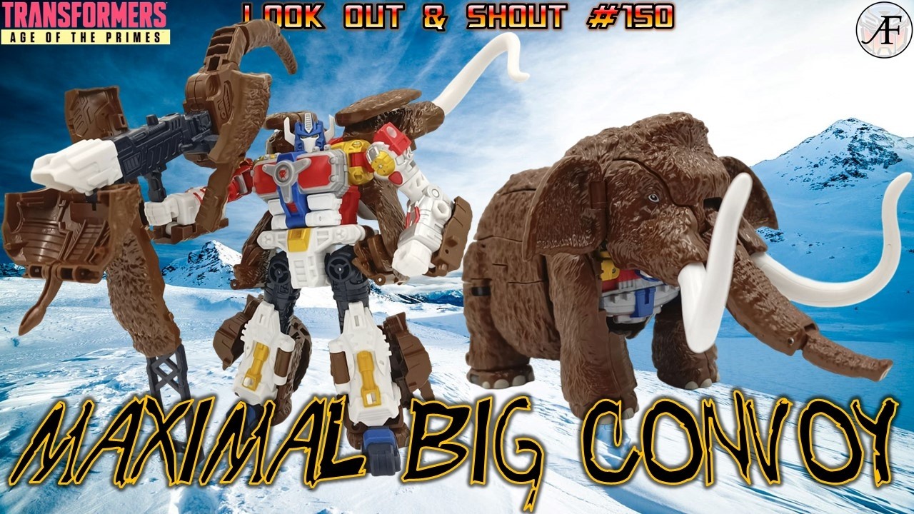 Hasbro Age of the Primes Maximal Big Convoy review #Transformers #BeastWars