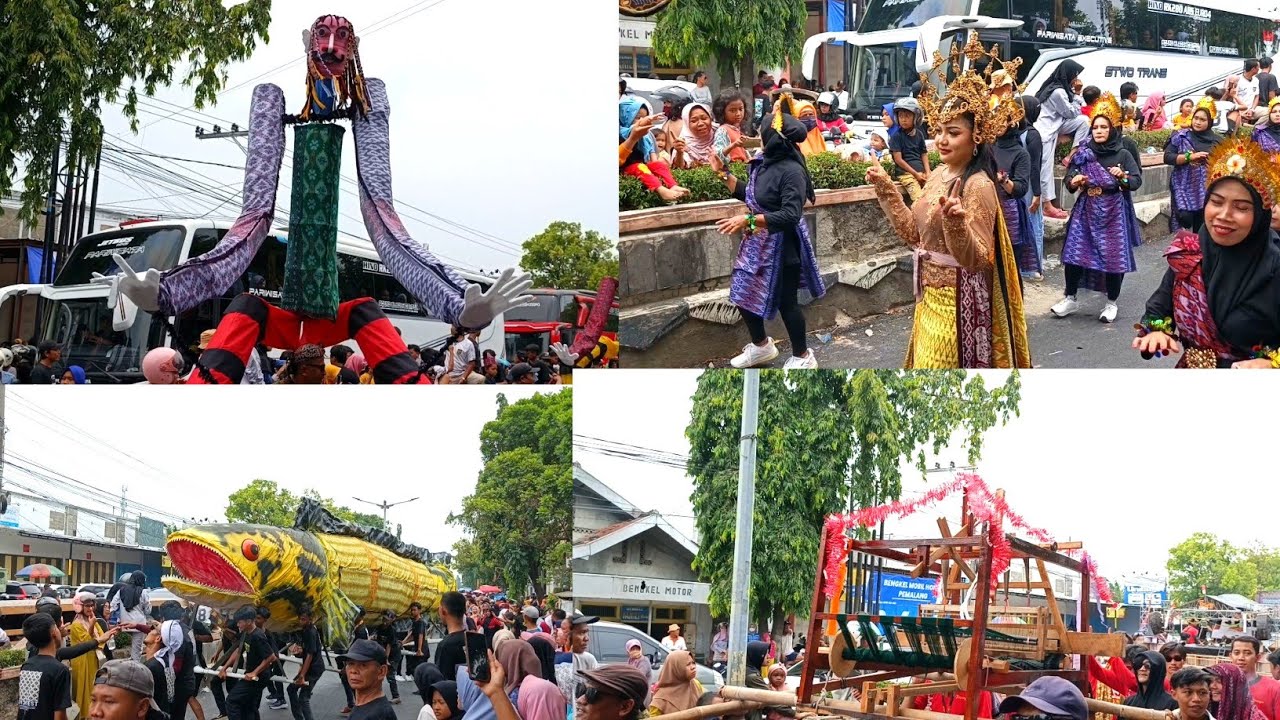 KEREN ‼️Kirab Festival Sarung Goyor Wanarejan Utara Pemalang Tahun 2025 Part 2 