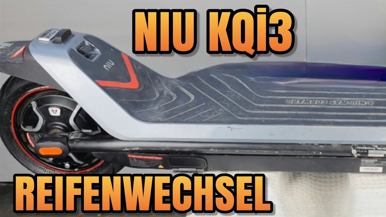 Niu KQi3 E-Scooter Reifen wechseln hinten