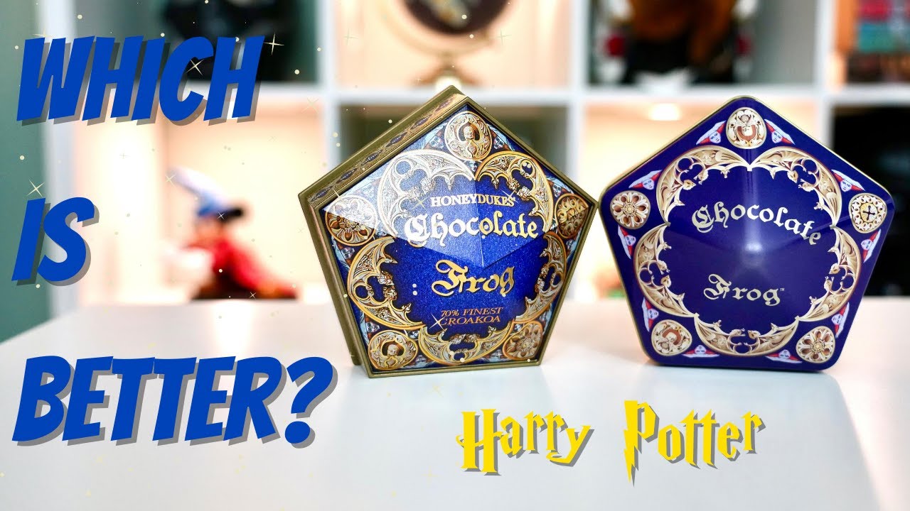 CHOCOLATE FROGS // COMPARING Harry Potter REPLICAS from Noble Collection & Universal Studios