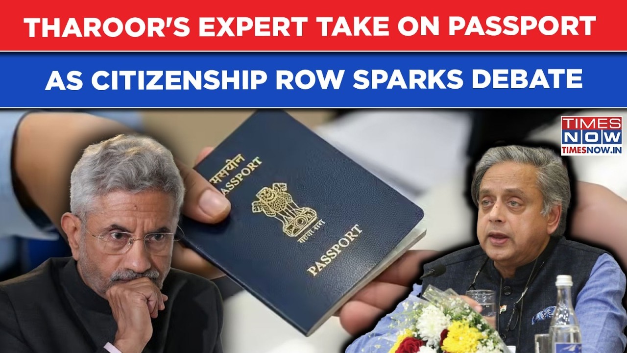 Shashi Tharoor On Passport Says This As Citizenship Debate Intensifies, Congress MP's Big Advice