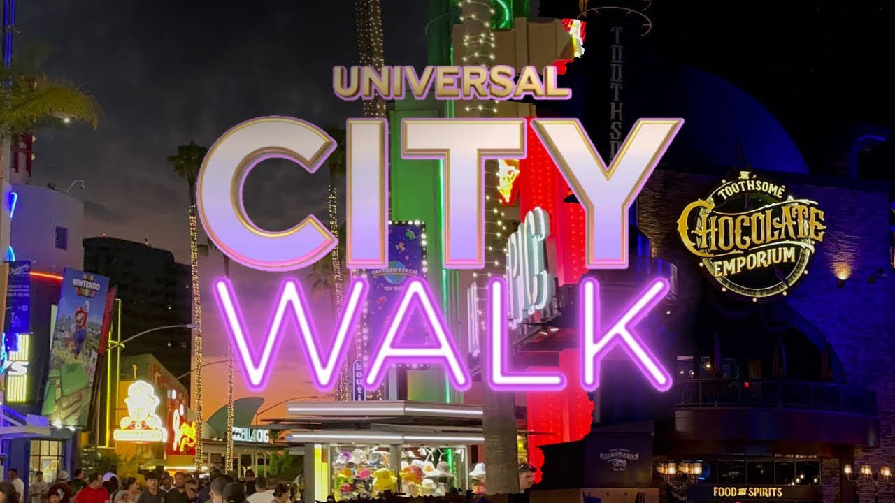 Видеоблог Universal Studios Hollywood Citywalk — экскурсия по магазинам, ресторанам, ночным клуба...