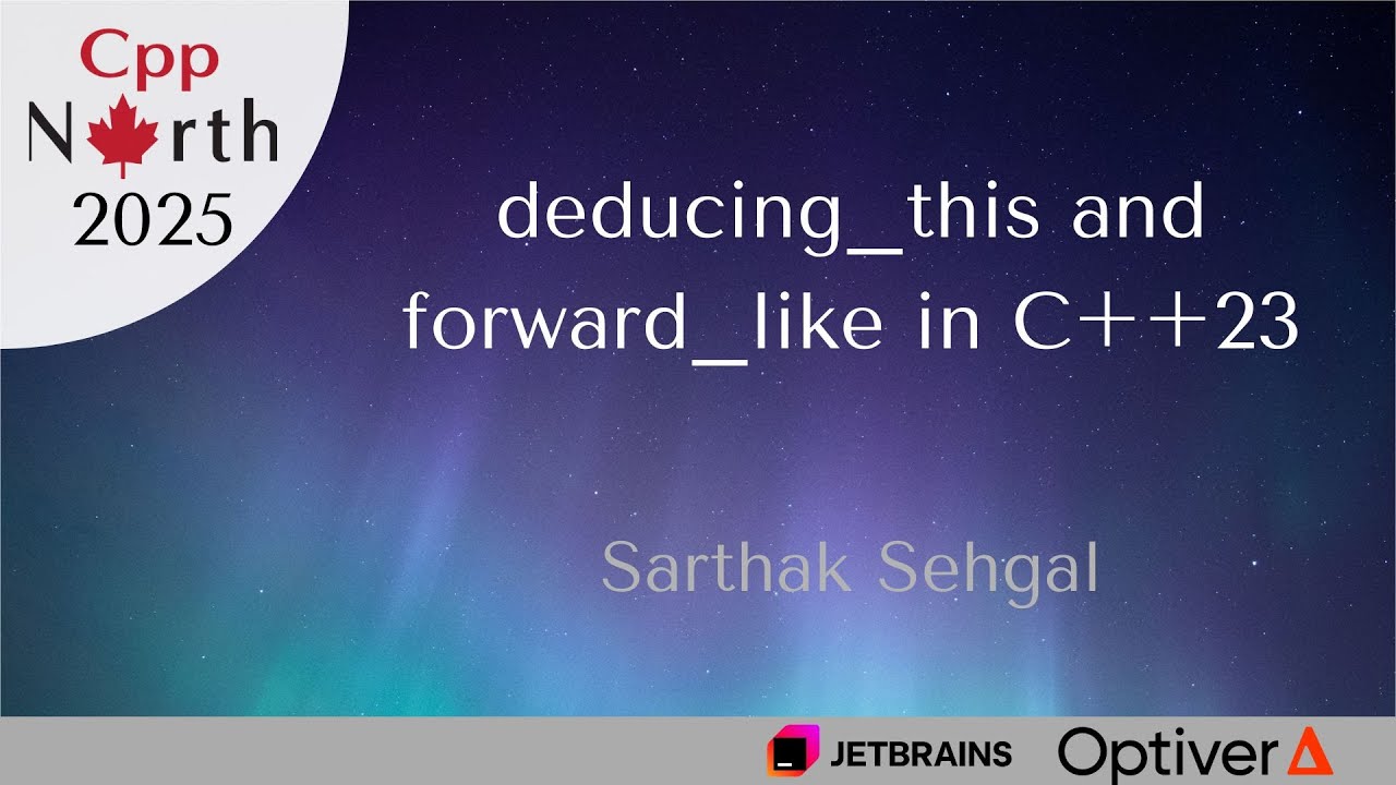 (Блиц-доклад) Сартак Сехгал — deducing_this и forward_like в C++23