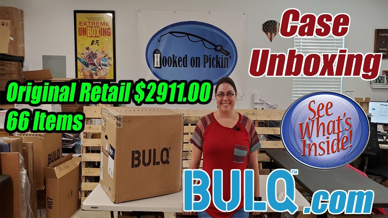 Bulq.com Case Unboxing - 66 Items - MSRP $2,911.00 - Will I make Money? What is inside? Re-selling