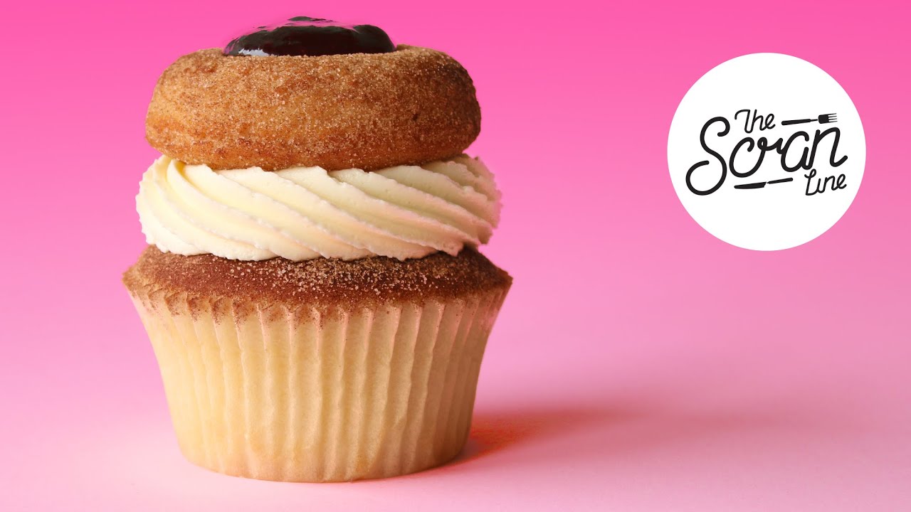 JAM DONUT CUPCAKES - The Scran Line