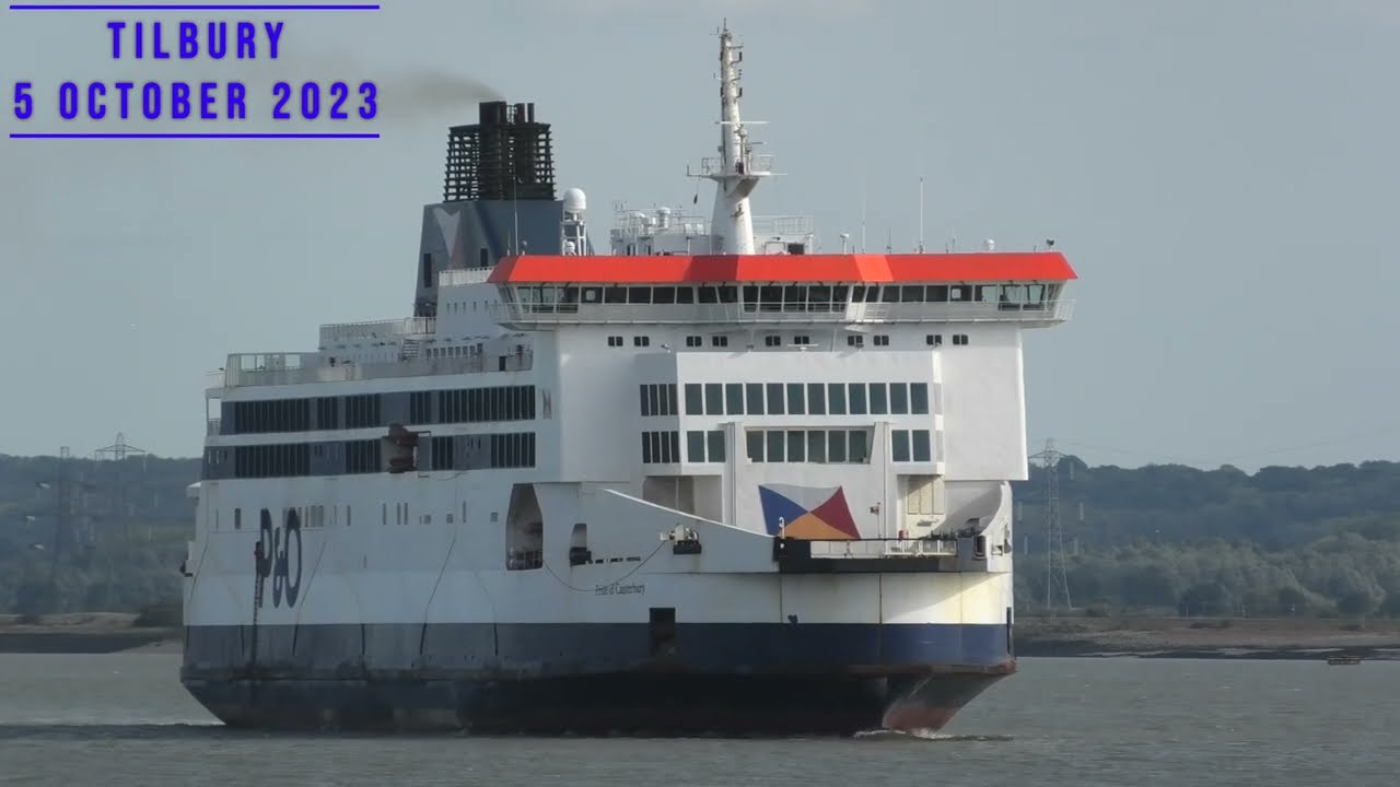 PRIDE OF CANTERBURY arrives at TILBURY