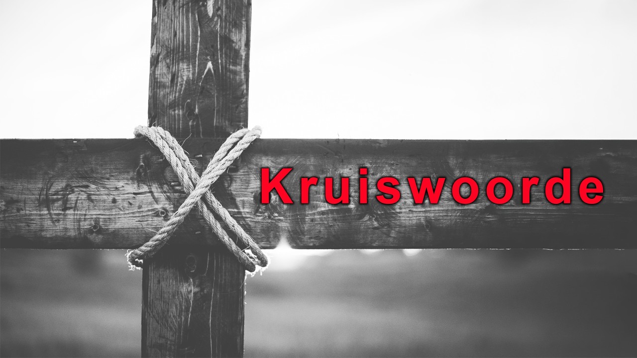 Kruiswoorde: 