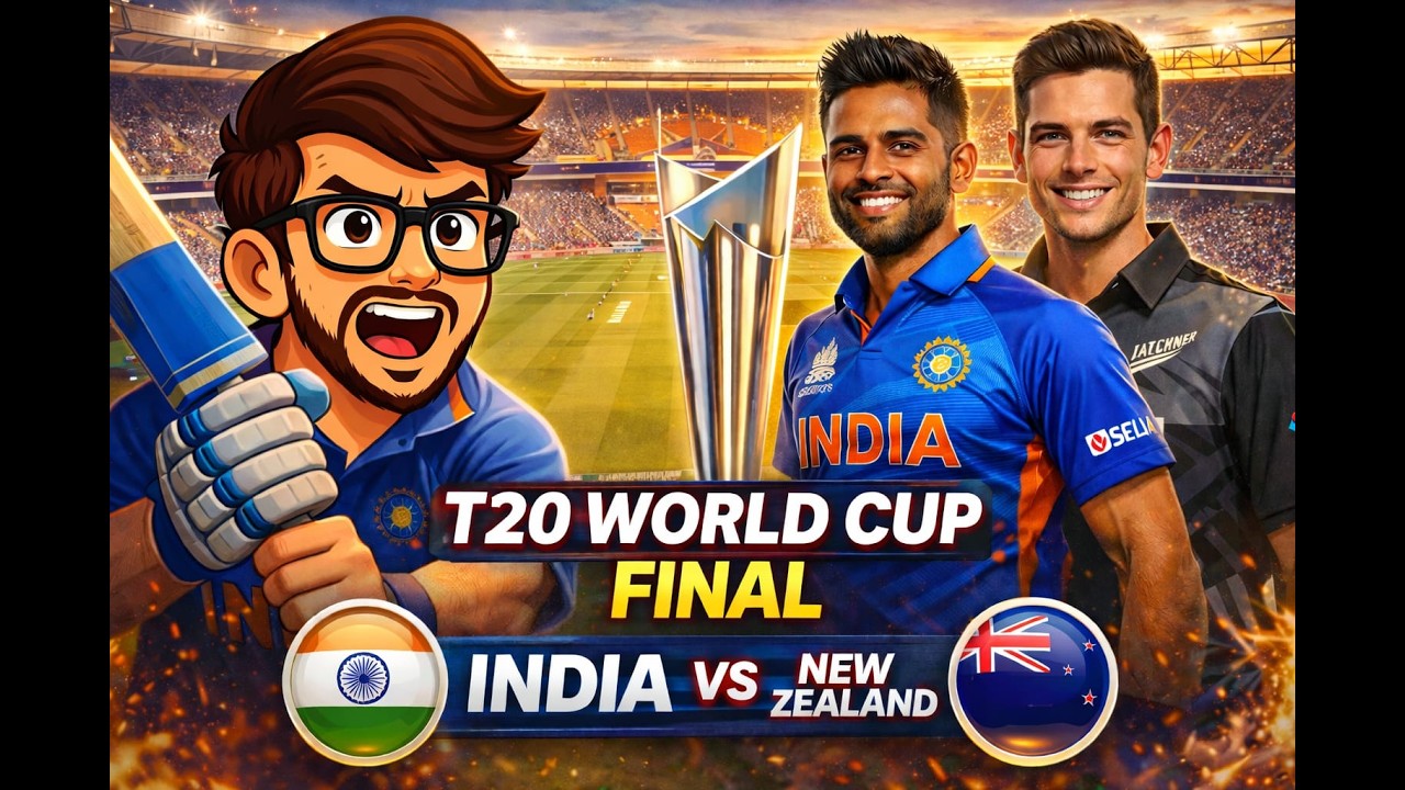 IND VS NZ | T20 WORLD CUP FINAL | WATCH PARTY