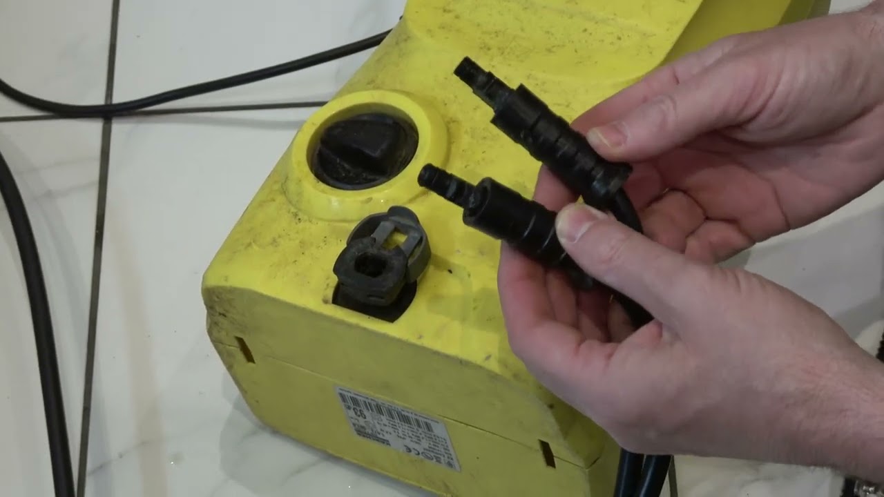 How to Disconnect Replace High Pressure Hose on KARCHER K2 COMPACT - Beginners guide