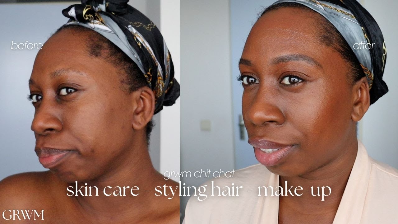 a realistic GRWM (get ready with me) routine using minimal products