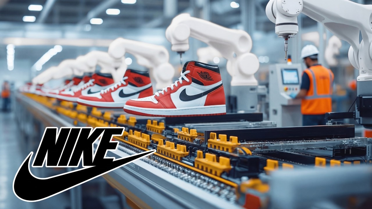 Inside the Nike/Adidas Shoes Factory – The Whole Manufacturing Process