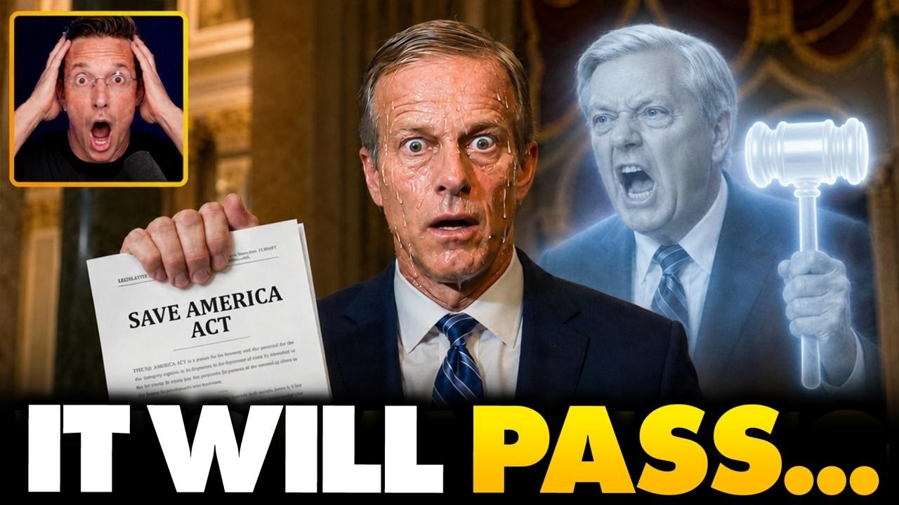 Lindsey Graham&rsquo;s Strategy to PASS The Save Act Revealed Moments Before He&rsquo;s Found DEAD | Thune BLOCK