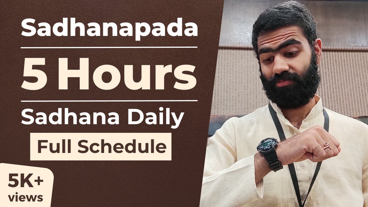 What's My Schedule in #sadhanapada | Mayank Garg