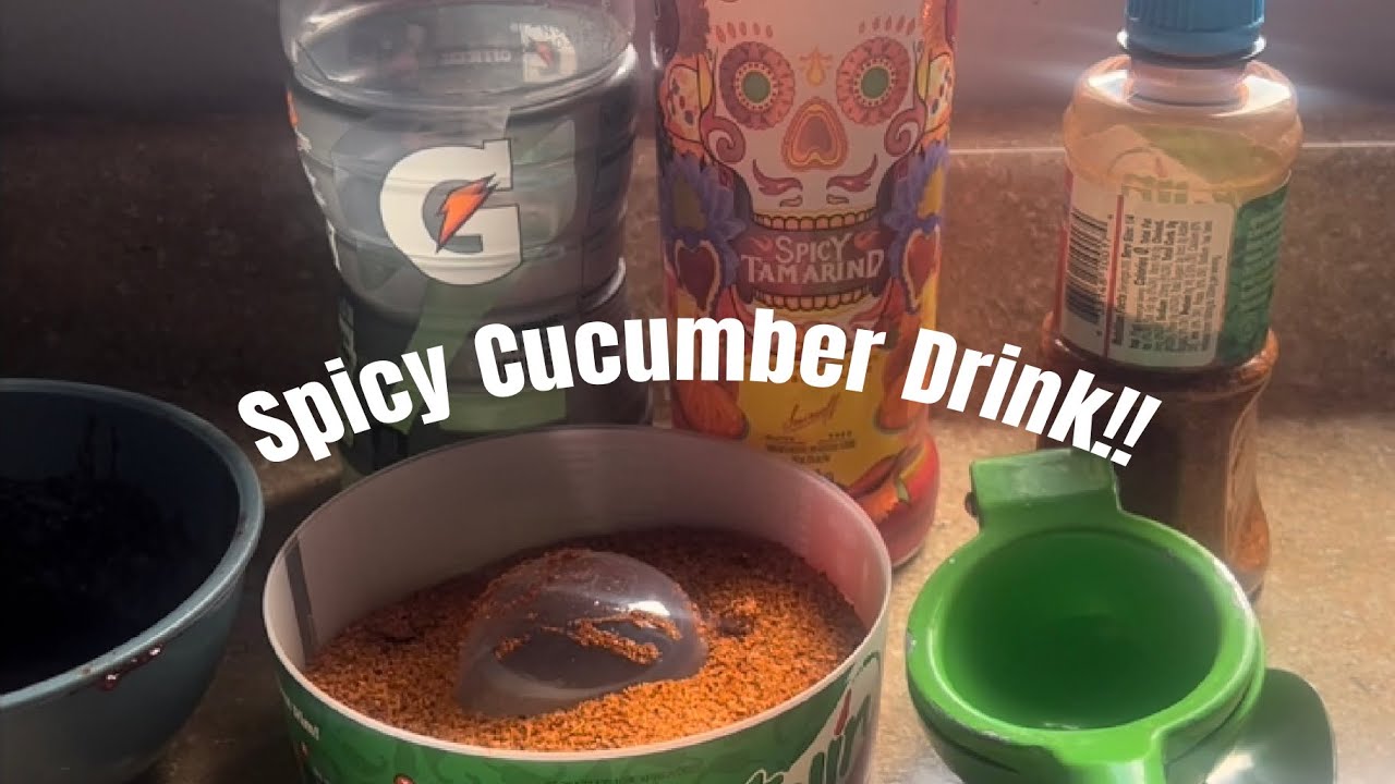 Cucumber Gatorade Spicy Drink!