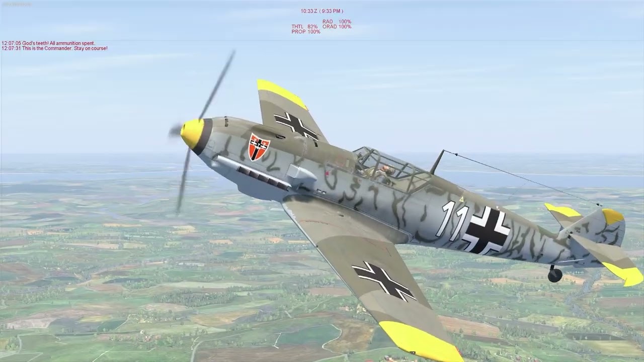 AI Plane air to air combat extended from 15minutes to over an hour depending on ammo