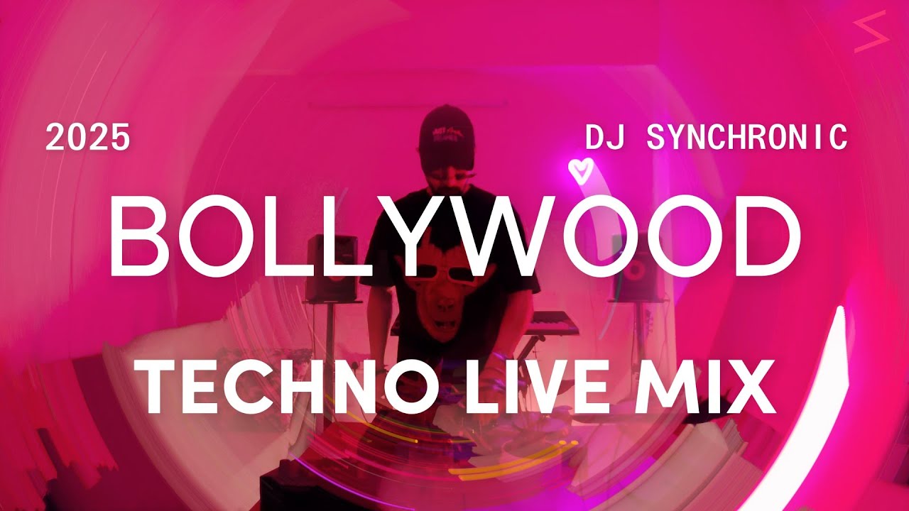 Dj Synchronic | Bollywood Techno Mix | Non Stop Dj Live Mix | 2025 Bollywood Melodic Techno Mashup
