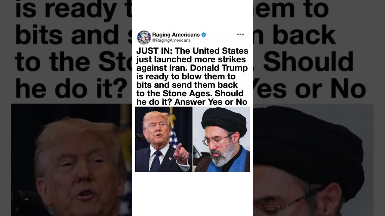 BREAKING: U.S. Strikes Iran Again &ndash; Trump Sends Strong Warning! 🇺🇸