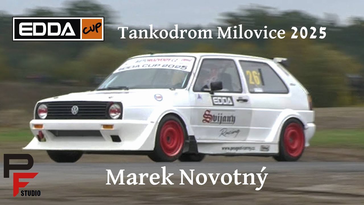 Marek Novotný - VW Golf 1,8 GTI 16V - EDDA CUP Tankodrom Milovice 2025
