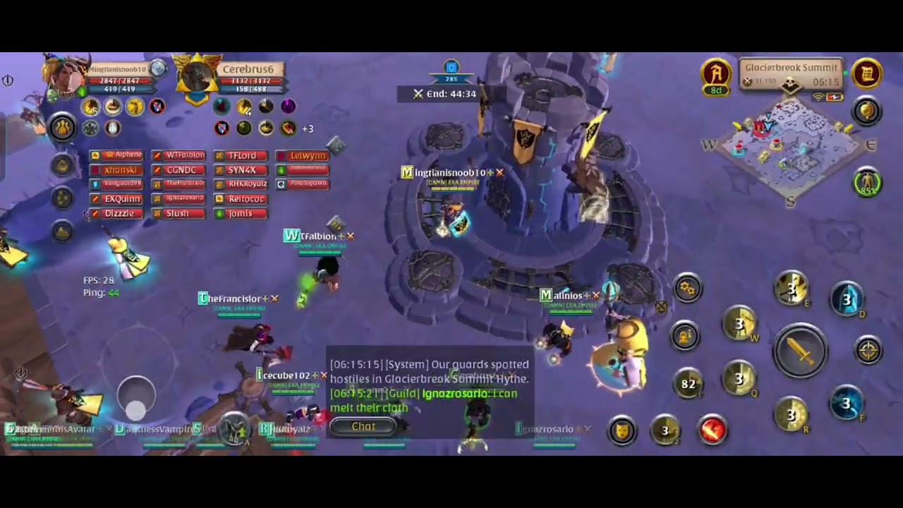 eRa Empire vs MIMI alliance | healer pov | | terry def |