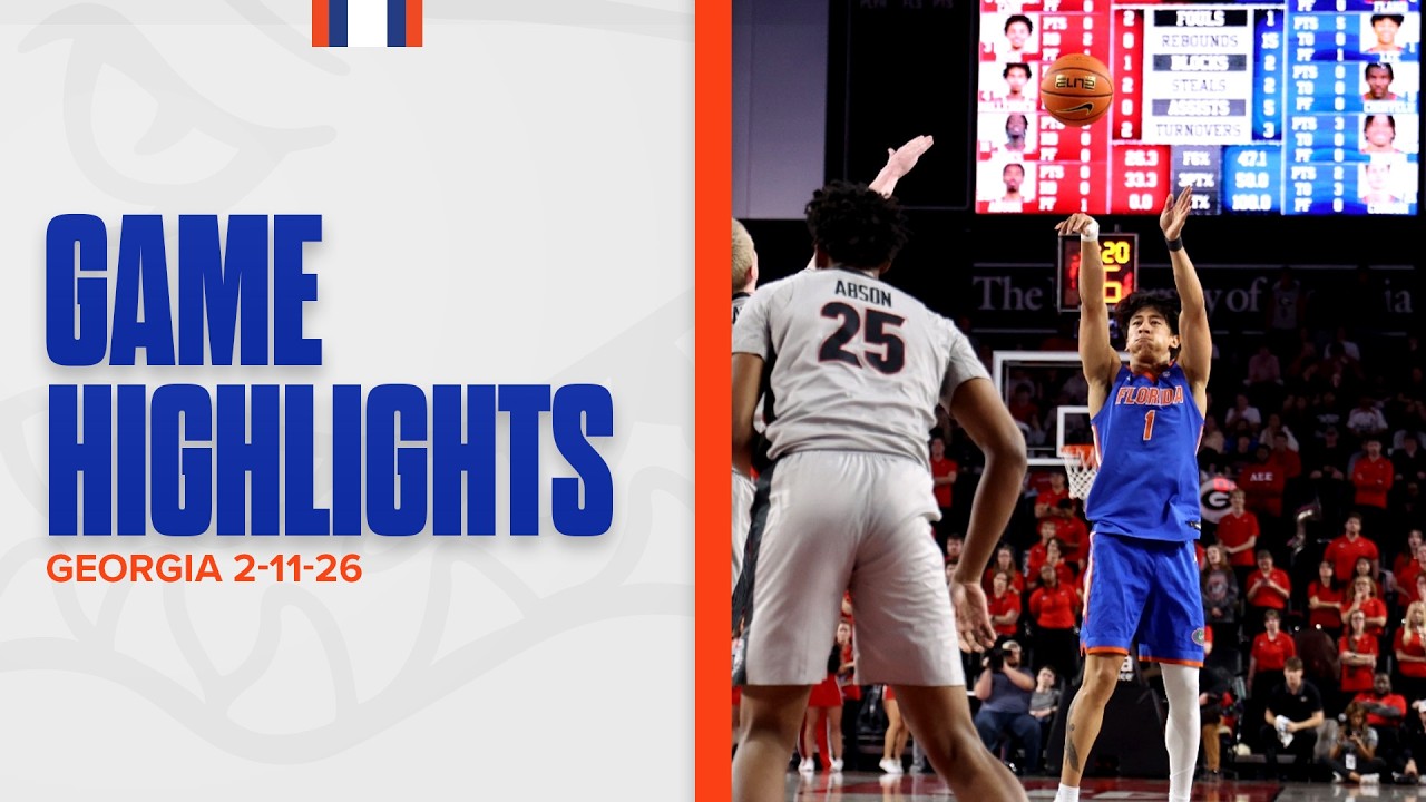 Florida Men's Basketball Highlights | Georgia | February 11, 2026