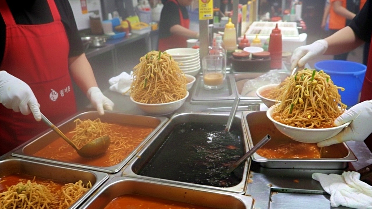 짬뽕 맛 하나로 대박 터졌다?! 손님 몰리는 무한리필 중국집 Korean street food
