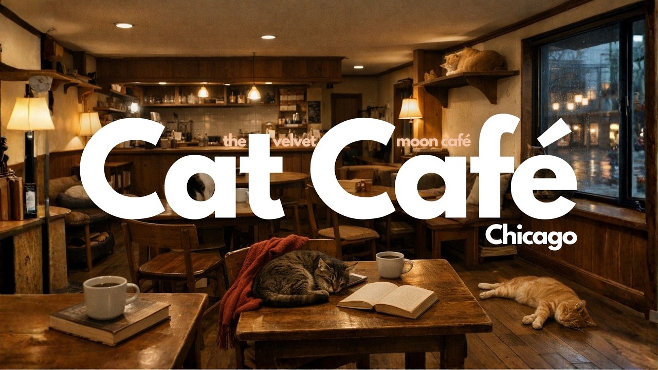 Still Open | A Quiet Cat Café | The Velvet Moon Café