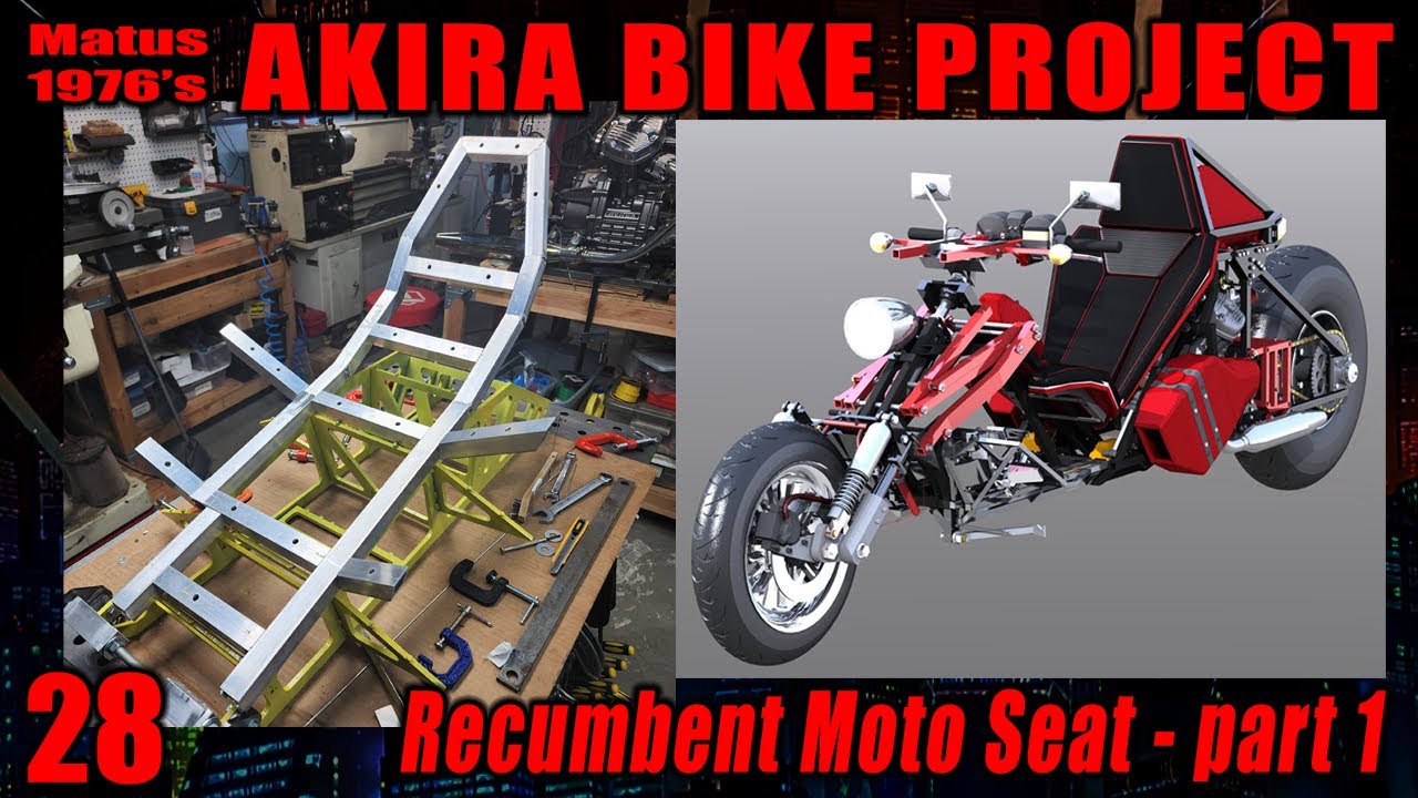 Проект Akira Bike - 28 - Сиденье-ковш для мотоцикла с вертикальным креплением - часть 1