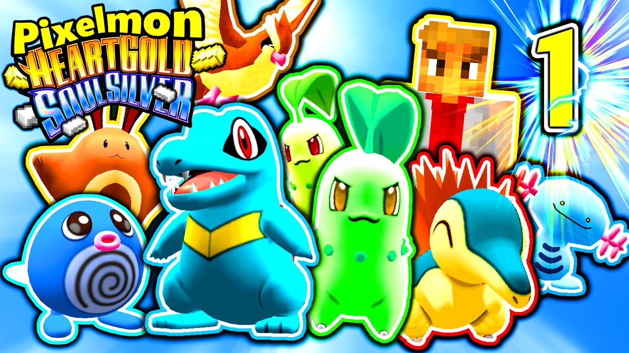 Minecraft Pixelmon HEARTGOLD and SOULSILVER! - Episode 1 (Minecraft Pokemon Mod)