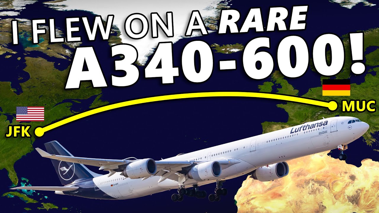 Я летал на РЕДКОМ самолете Airbus A340-600!
