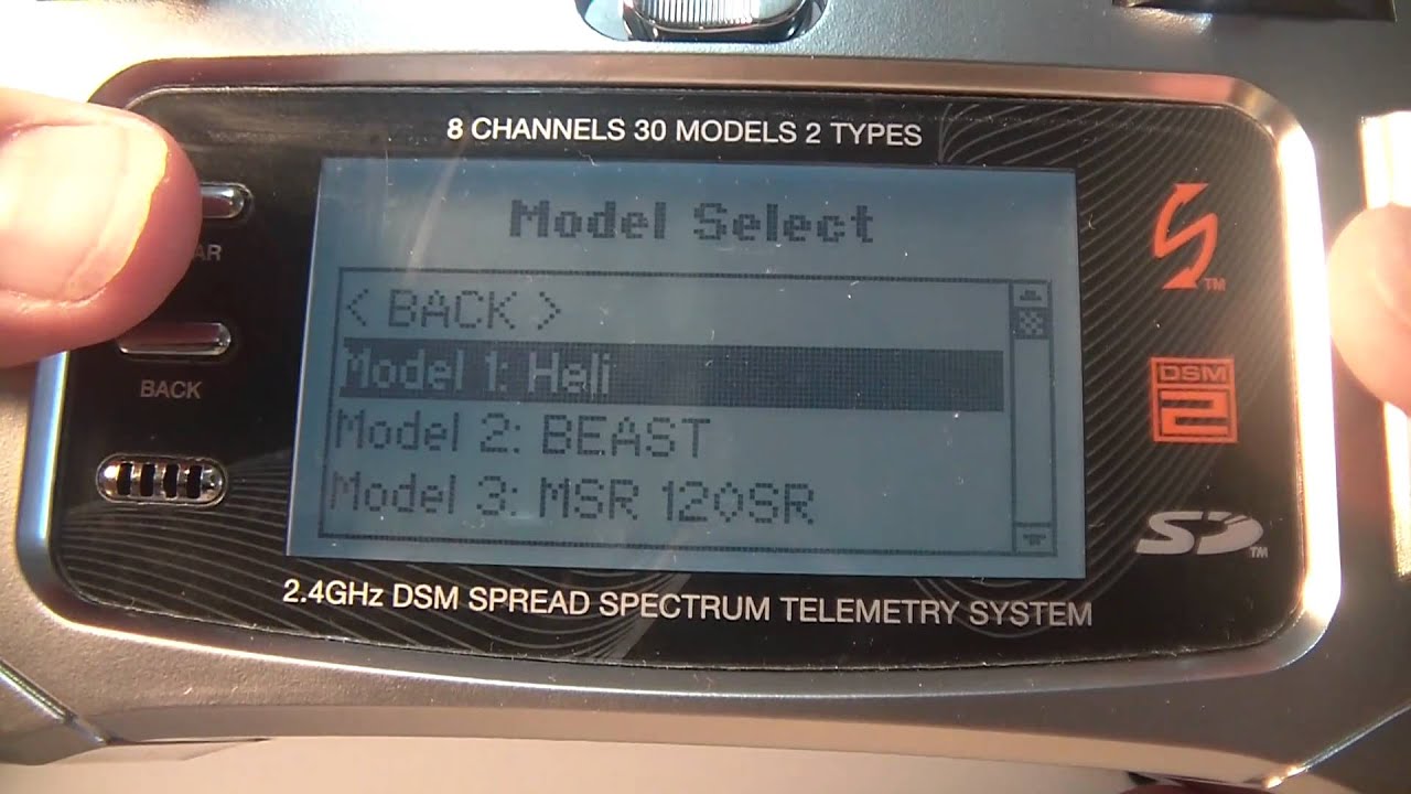 DX8 Binding DSMX and BNF Video 3 of 6