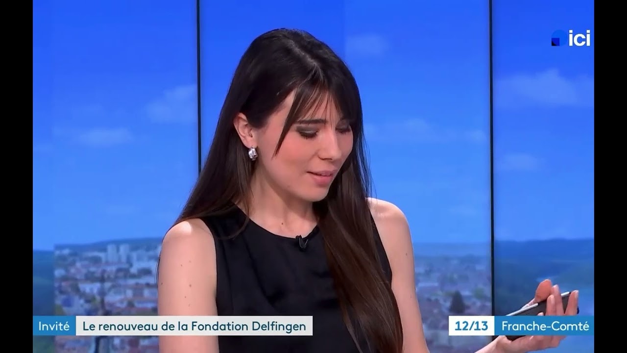 Gérald Streit on the set of France 3 Franche-Comté!