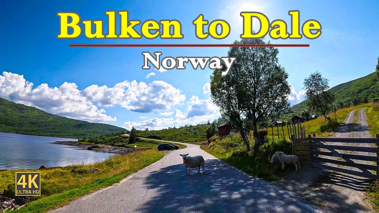 Bulken to Dale In Norway 🇳🇴 | Scenic Road Trip In Stunning 4K