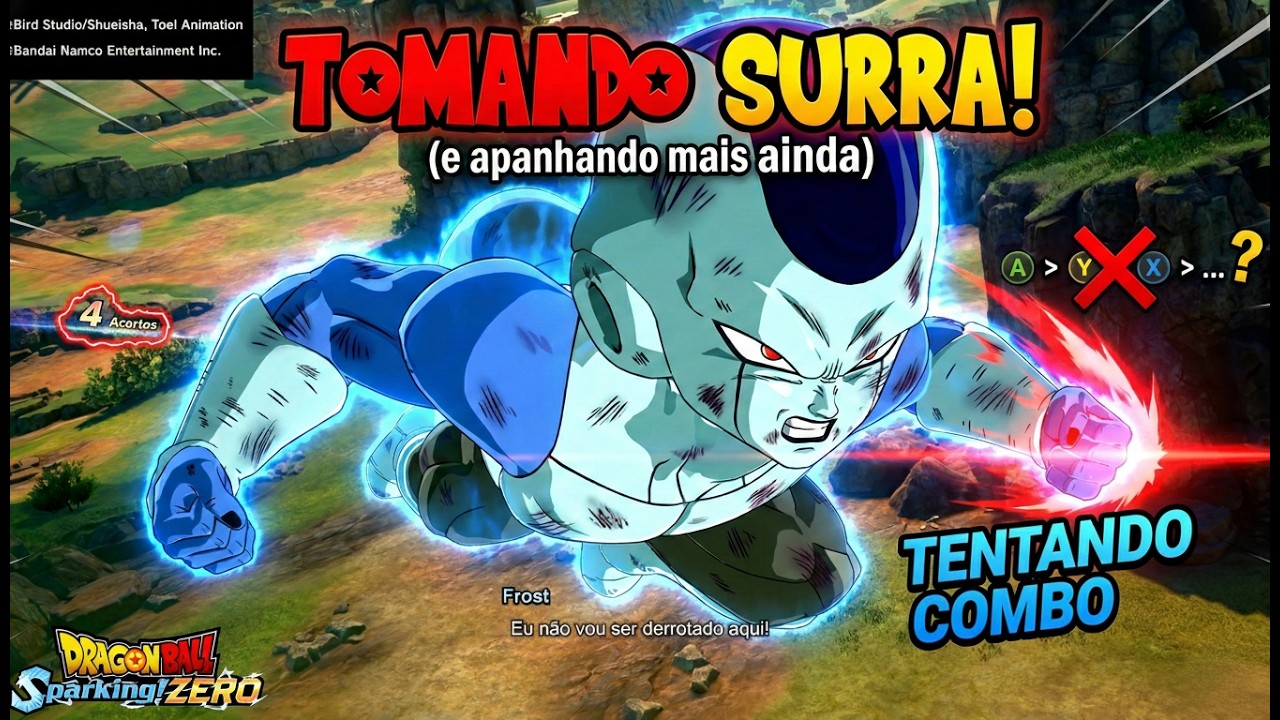 APRENDENDO COMBOS NA MARRA (E Tomando Surra!) - Sparking Zero