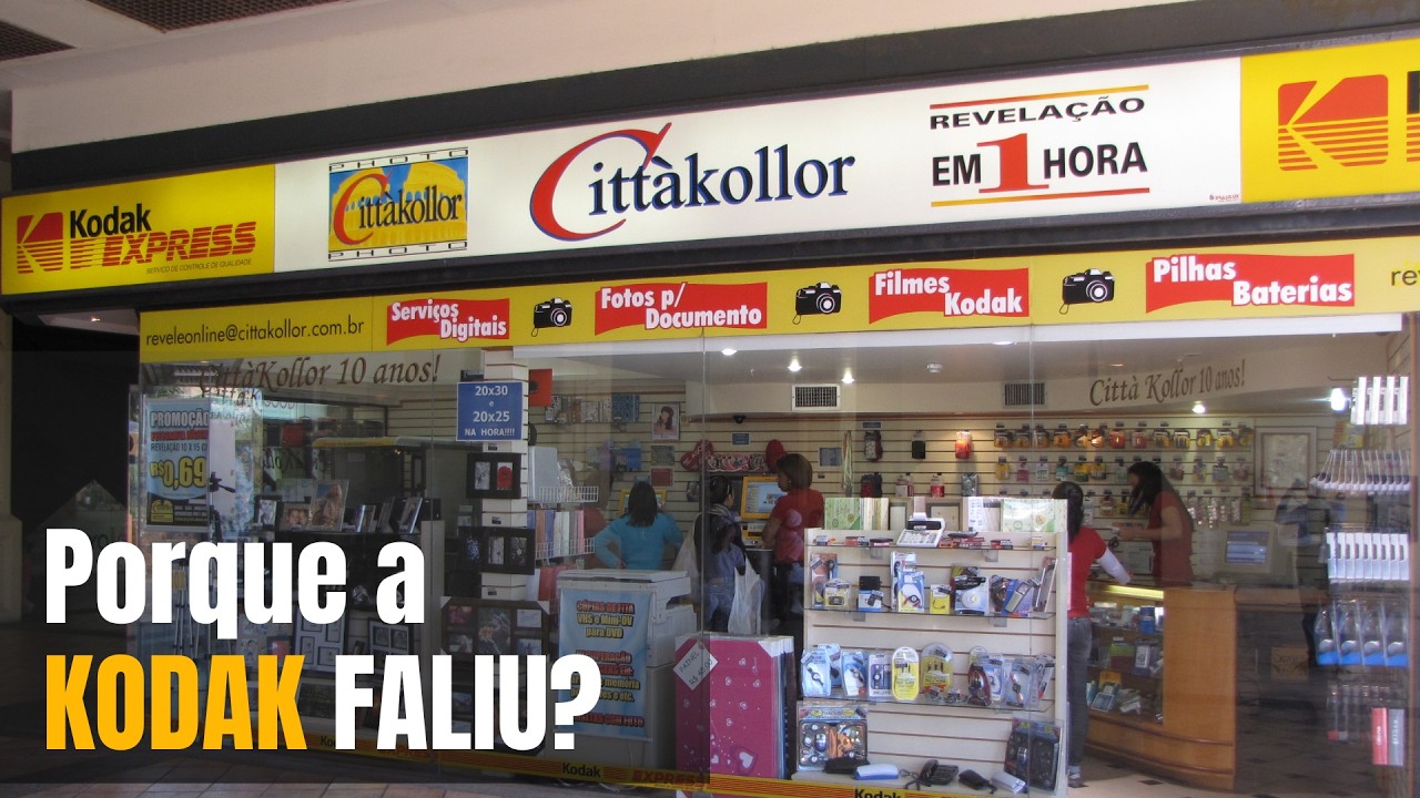 Kodak inventou a câmera digital… e mesmo assim faliu