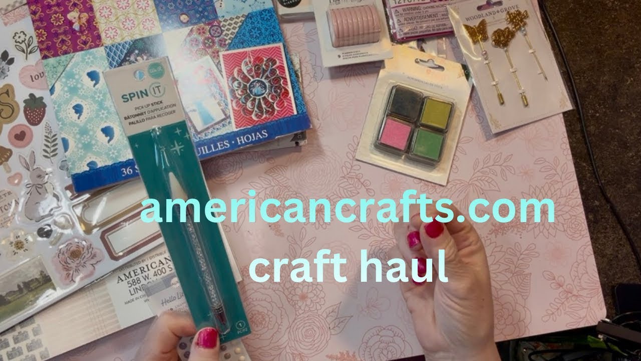 americancrafts.com vault sale haul - items up to 80% off 